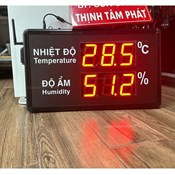 Bảng led nhiệt độ độ ẩm kết nối mạng LAN/WAN qua Wifi