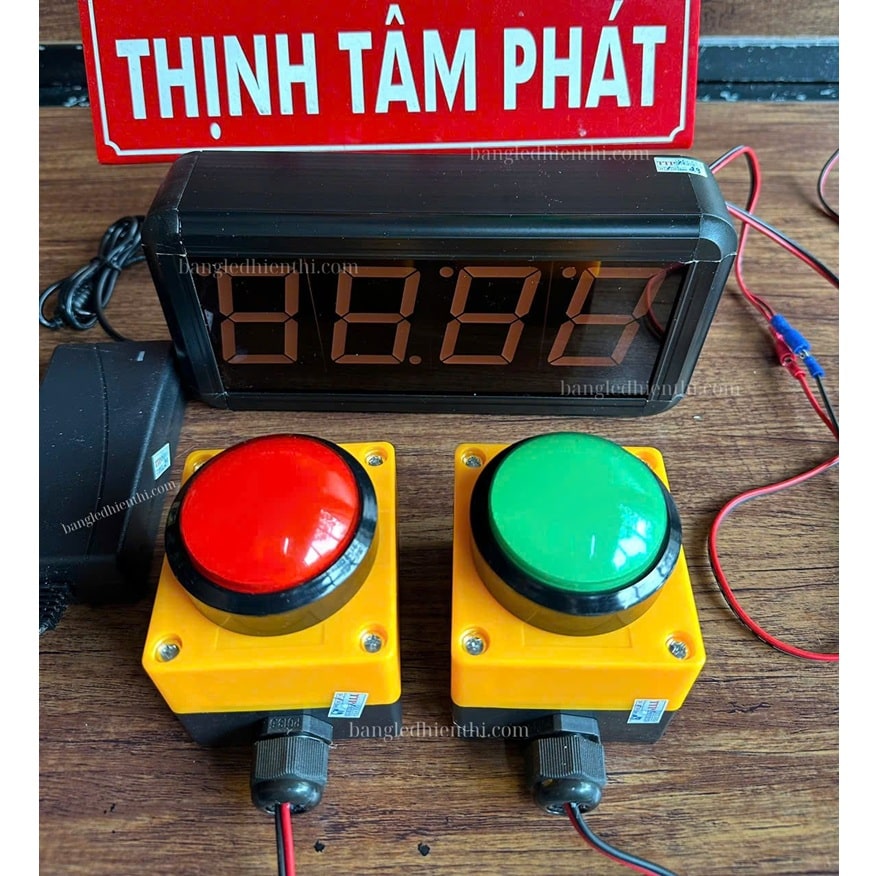 Đồng hồ đếm giây và nút nhấn Gameshow